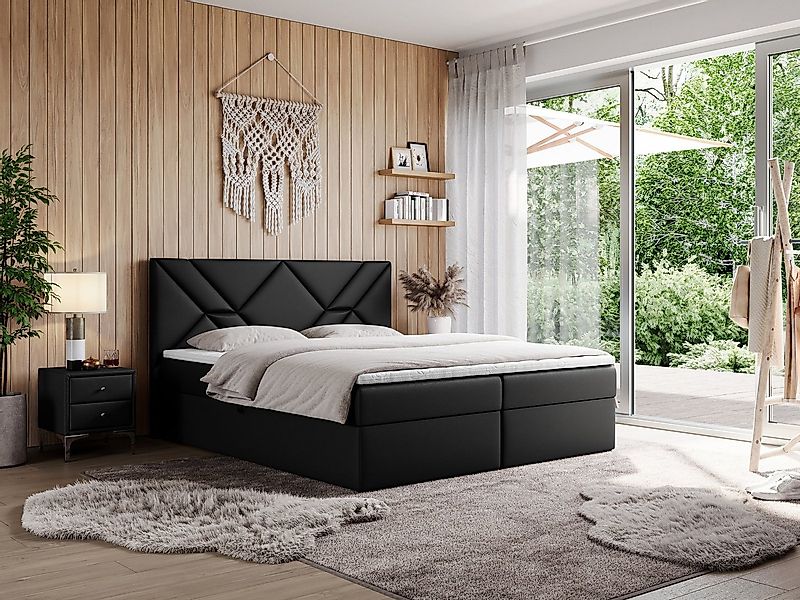 MKS MÖBEL Boxspringbett NEOMI (Set, Packung, Polsterbett, T30-Schaum, dekor günstig online kaufen