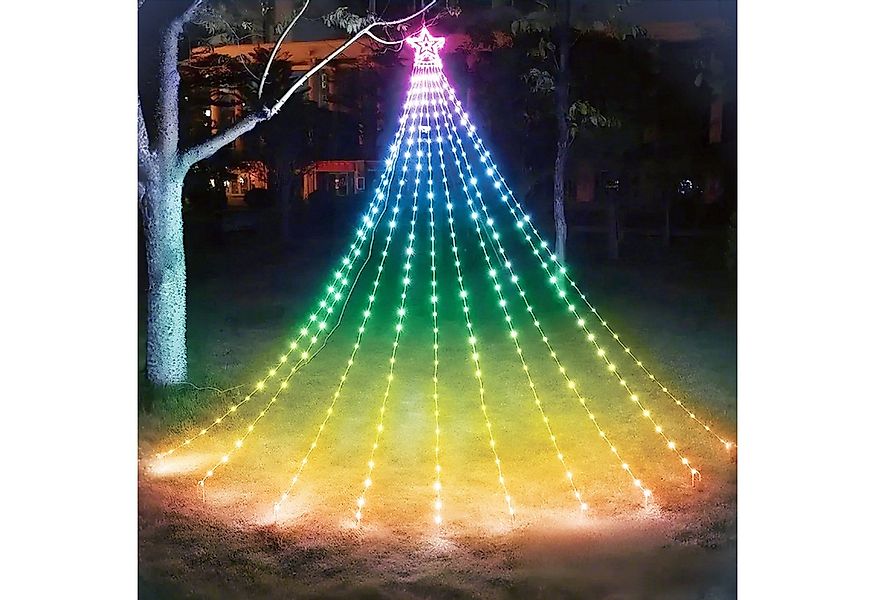 Aigostar LED-Lichterkette Aigostar 2,5m 250LED Smart RGBIC Weihnachtsbaumbe günstig online kaufen