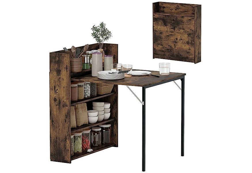 BlingBin Küchentisch Esstisch Klappbar für 3 Personen Klapptisch mit 4-stuf günstig online kaufen