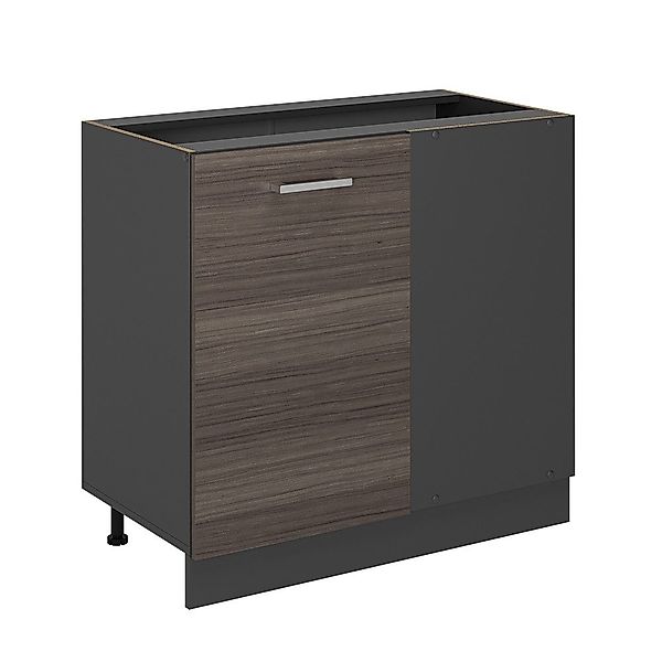 Vicco Eckunterschrank R-Line, Edelgrau/Anthrazit, 86 cm günstig online kaufen