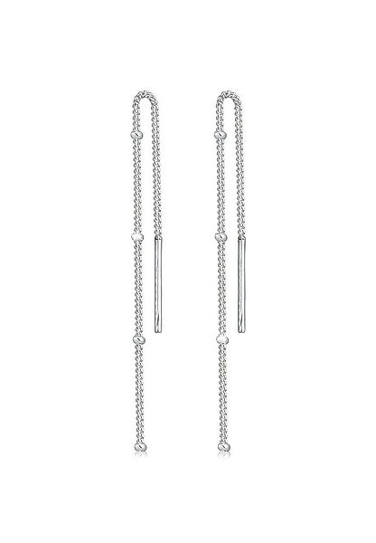 Elli Paar Ohrhänger Hänger Durchzieher Kugel Minimal Basic 925 Silber günstig online kaufen