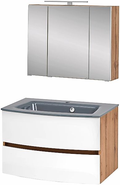 welltime Waschtisch-Set "Kaunas" Set, 2 Stk. tlg. günstig online kaufen