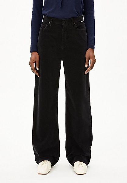 Armedangels Stoffhose ENIJAA VELVET Webhose aus Bio-Baumwoll Mix (High Wais günstig online kaufen