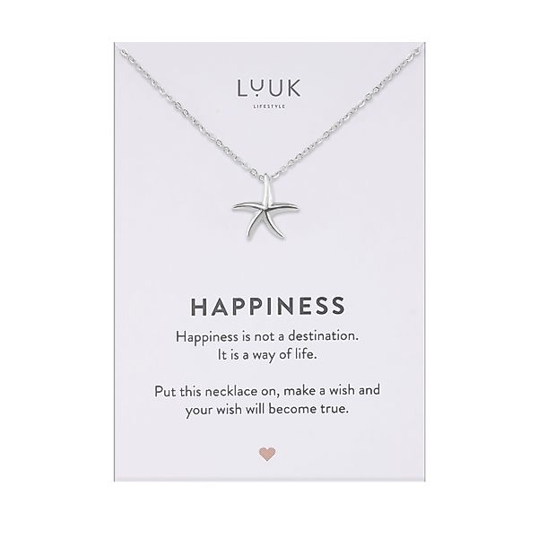 LUUK LIFESTYLE Kette mit Anhänger Seestern, günstig online kaufen