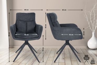 CLP Esszimmerstuhl Vilas, schwenkbarer Polster-Stuhl Mit günstig online kaufen