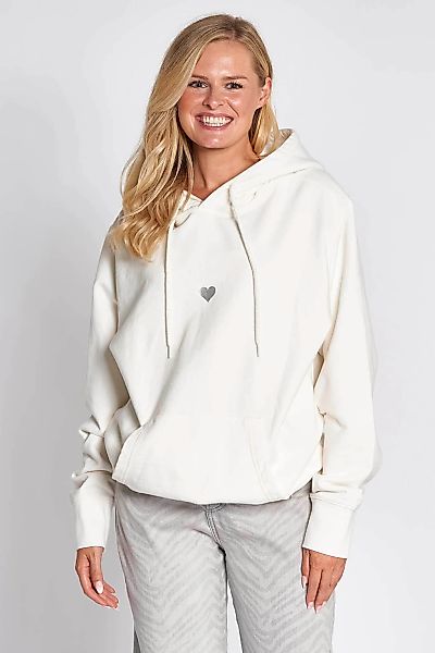 Zhrill Kapuzensweatshirt "ZHILLI" mit Herz-Print und Kängurutasche günstig online kaufen