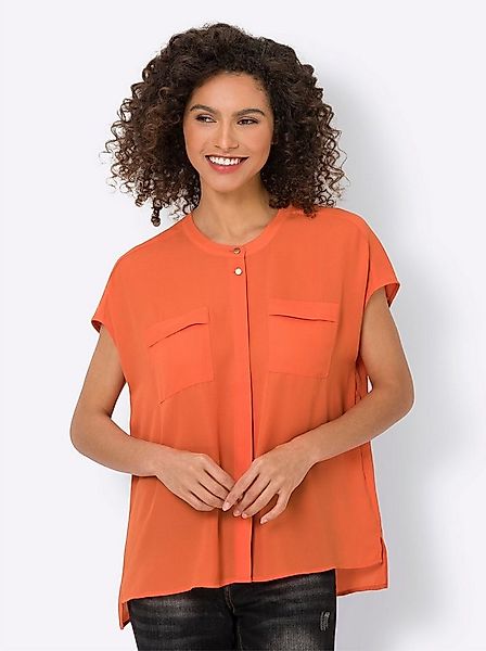 heine Klassische Bluse Oversized Bluse Kurzarm günstig online kaufen