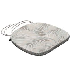 Stuhlkissen Marcus mit Bindeschnur, grau-beige, 40 x 37 x 2,5 cm, Gardenia günstig online kaufen