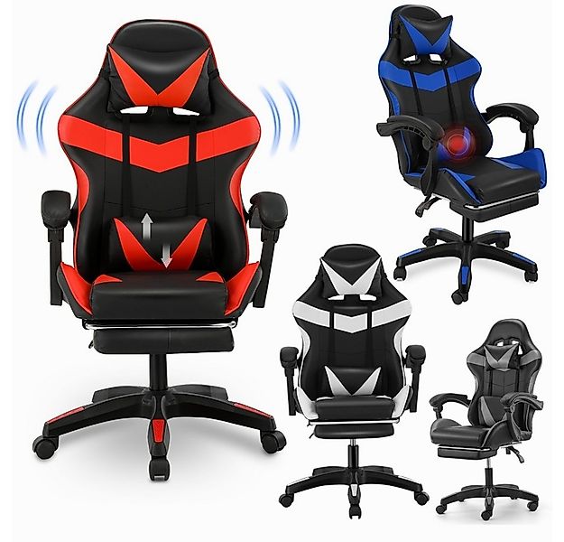oyajia Gaming-Stuhl Ergonomischer Gaming Sessel mit Massagefunktion Schreib günstig online kaufen