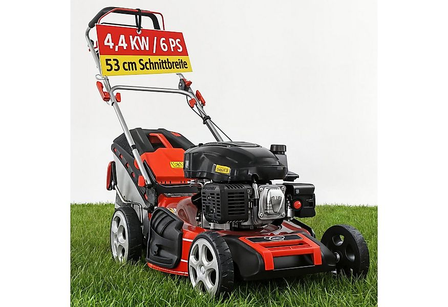Hecht Benzinrasenmäher 554 SX mit Radantrieb 5in1, 53 cm Schnittbreite, Mul günstig online kaufen