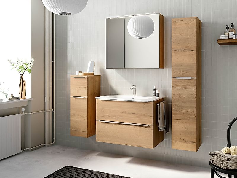 nobilia® Waschtisch-Set Levere, (1-St., vormontiert, mit günstig online kaufen