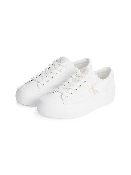 Calvin Klein Jeans Plateausneaker "VULC FLATFORM LOW CV MG" Schnürschuh, Fr günstig online kaufen