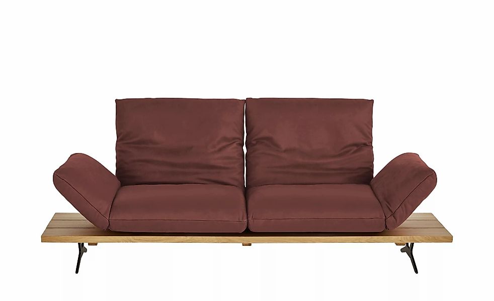 KOINOR Ledersofa  Marilyn ¦ rot ¦ Maße (cm): B: 232 H: 96 T: 90.0 Polstermö günstig online kaufen