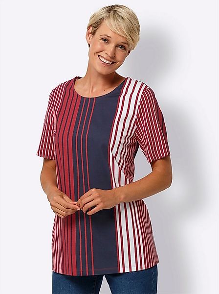 Sieh an! T-Shirt Longshirt Kurzarm günstig online kaufen