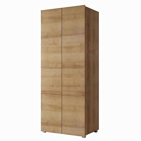 Lomadox Kleiderschrank CAIRNS-132 in Eiche Nb., Modern, grifflos günstig online kaufen