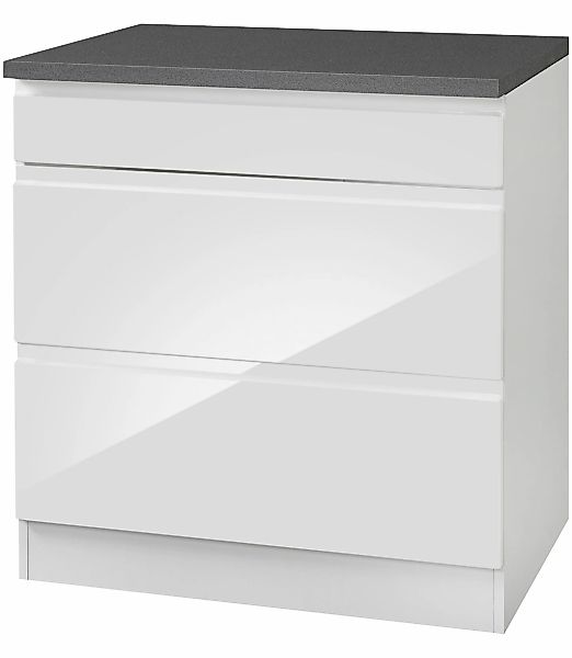 HELD MÖBEL Kochfeldumbauschrank "Virginia", 80 cm breit günstig online kaufen