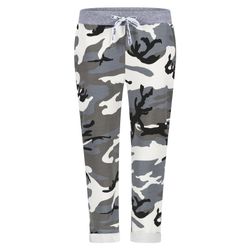 Mississhop Chinohose Damen Hose Blumen Jogginghose günstig online kaufen