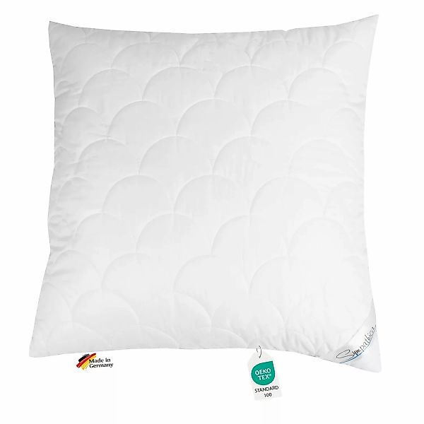 Sympathica Allergiker Kopfkissen atmungsaktive Klimafaser 80x80 60°C günstig online kaufen