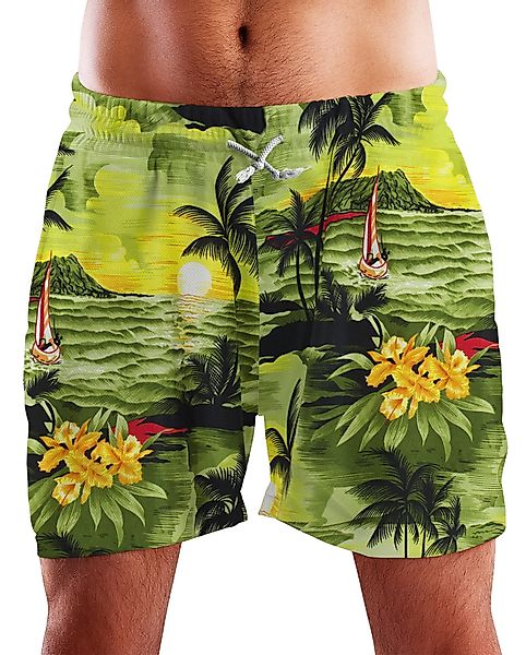 King Kameha Badeshorts Surf Funky Hawaii günstig online kaufen