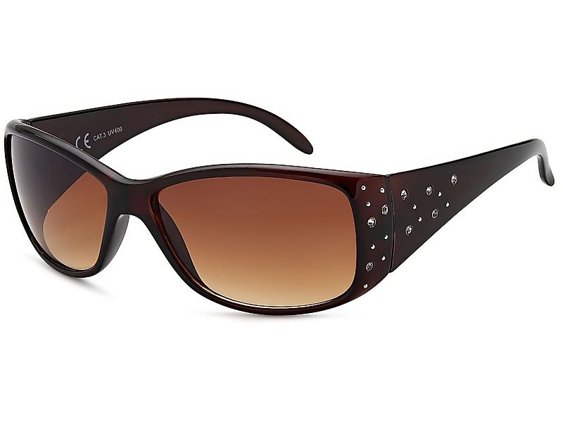 styleBREAKER Sonnenbrille Sonnenbrille Schmetterlingsform mit Strass am Büg günstig online kaufen