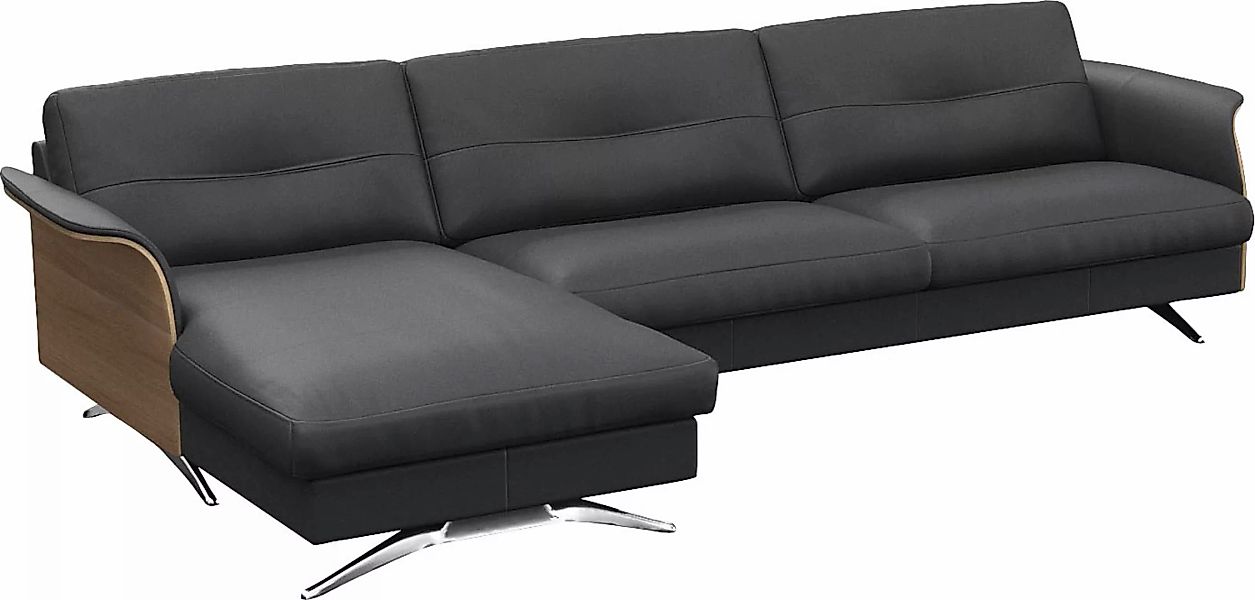 FLEXLUX Ecksofa »Glow, super bequem durch hochwertigem Sitzaufbau mit Feder günstig online kaufen