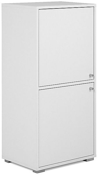 Finori Regal Fyn 20D, Weiß, Modern, inkl. Wandbefestigung, 46 x 96,5 x 33,5 günstig online kaufen