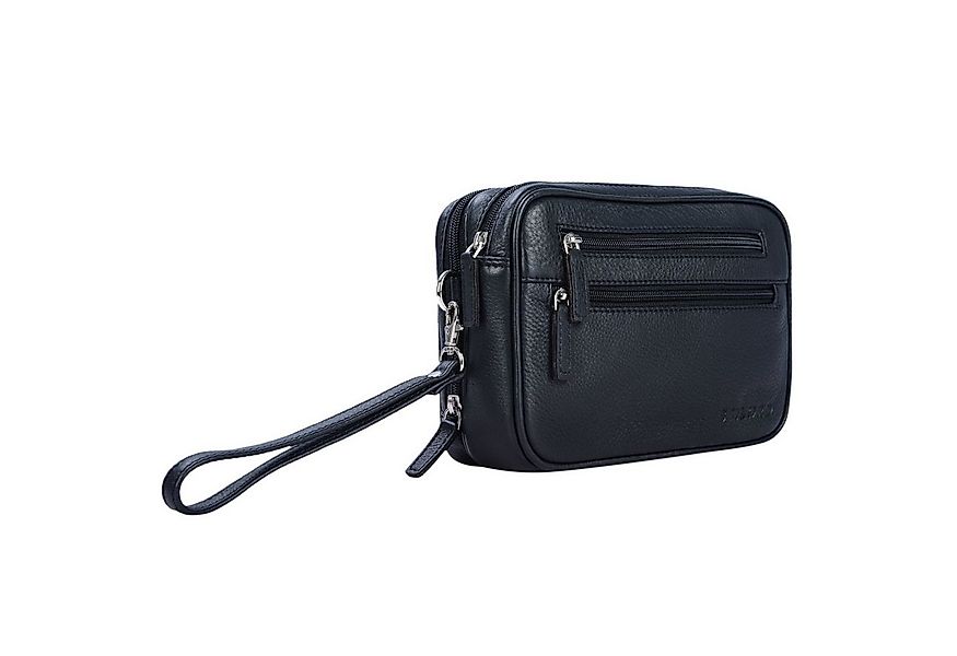 STILORD Handtasche "Nero" Vintage Handgelenktasche Clutch Herren Echtleder günstig online kaufen