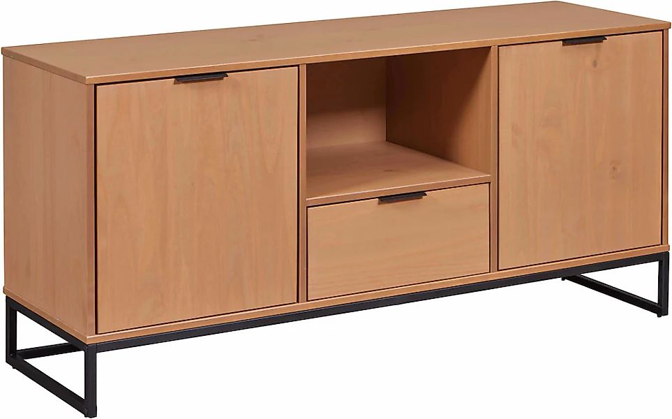Inter Link TV-Schrank "Vivo" 1 Stk. tlg. Kiefer Massiv, Soft-Close, Industr günstig online kaufen