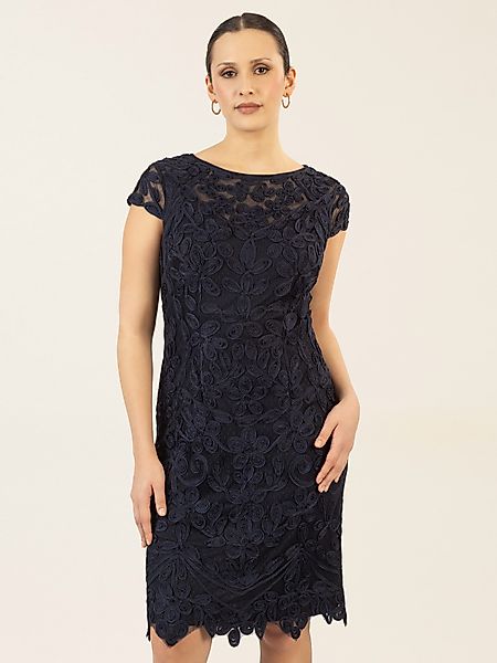 Apart Cocktailkleid aus aufwendig gestricktem Mesh, günstig online kaufen