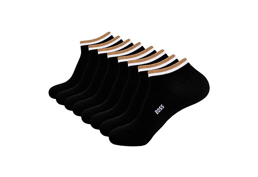 BOSS Freizeitsocken AS Uni Stripe CC (4-Paar) mit eingesticktem Markenschri günstig online kaufen