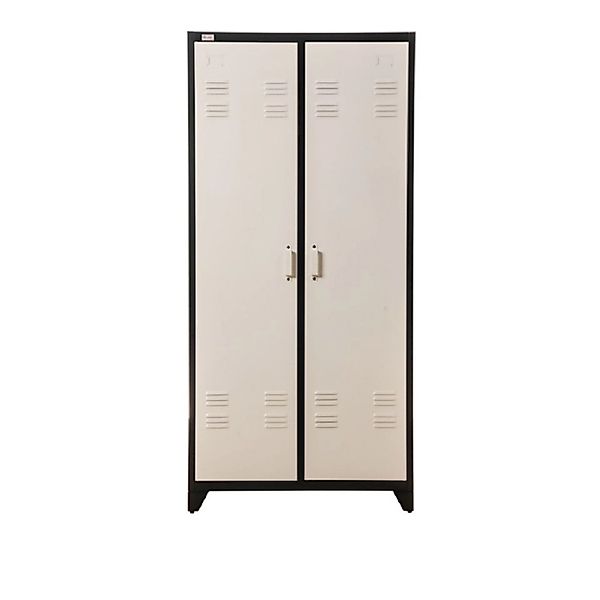 Jet-Line Spind-Stahlschrank Odessa Anthrazit-Weiß 85 x 50 x 180 cm Abschlie günstig online kaufen