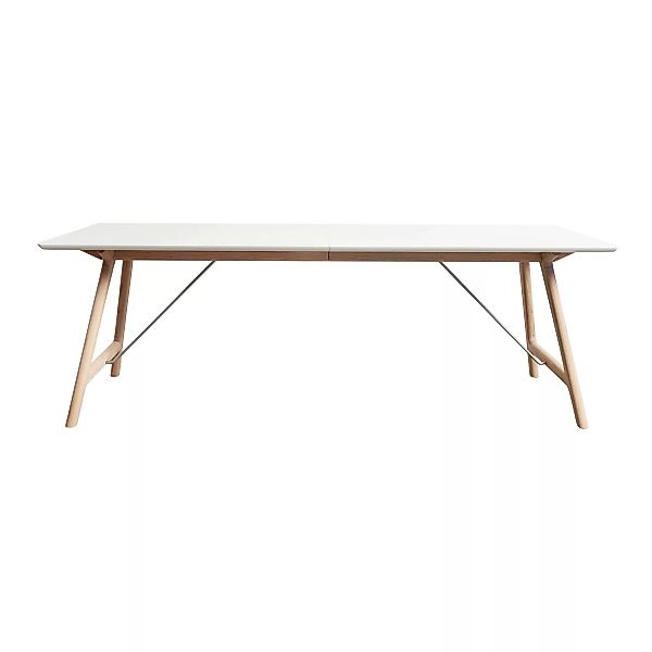 Andersen Furniture - T7 Esstisch ausziehbar - weiß/Tischplatte Laminat besc günstig online kaufen