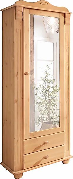 Home affaire Garderobenschrank "Adele" mit Spiegel, Breite 63 cm, mit 2 Sch günstig online kaufen