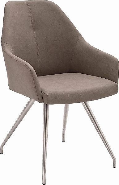 MCA furniture 4-Fußstuhl "Madita A-Oval" (Set) 2 Stk. Kunstleder Stuhl bela günstig online kaufen