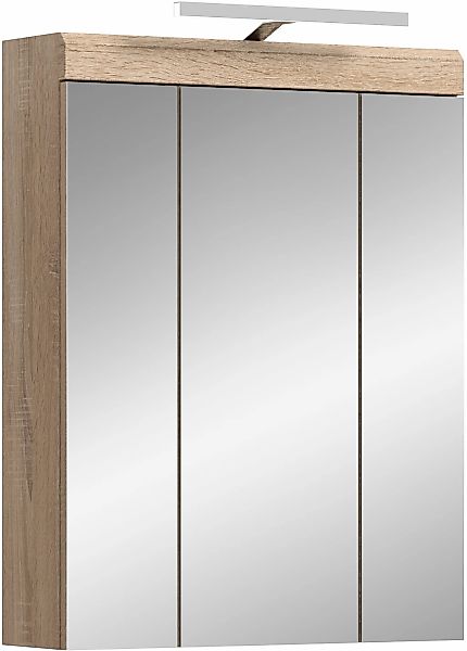 INOSIGN Spiegelschrank "SIENA, Breite 60cm, inkl. Beleuchtung, 3 Spiegeltür günstig online kaufen