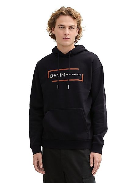 TOM TAILOR Denim Hoodie mit großem Logoprint günstig online kaufen