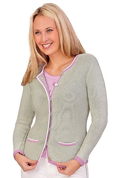 Lieblingsstück Trachtenstrickjacke Strickjacke Damen - ZARA - pastellgrün günstig online kaufen