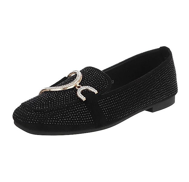 Ital-Design Elegante Loafers mit Schnalle für Damen - Bequem und stilvoll S günstig online kaufen