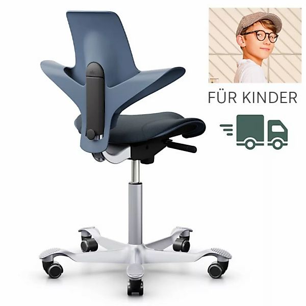 HAG CAPISCO PULS 8020 | Cura blau | speziell für Kinder | Gestell silber günstig online kaufen