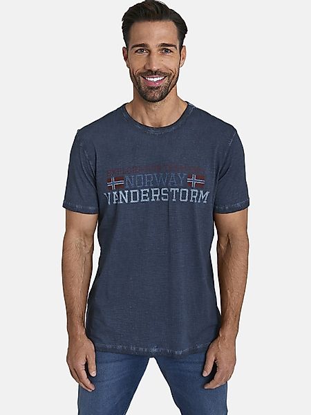 Jan Vanderstorm T-Shirt DIETHELM mit seitlichen günstig online kaufen