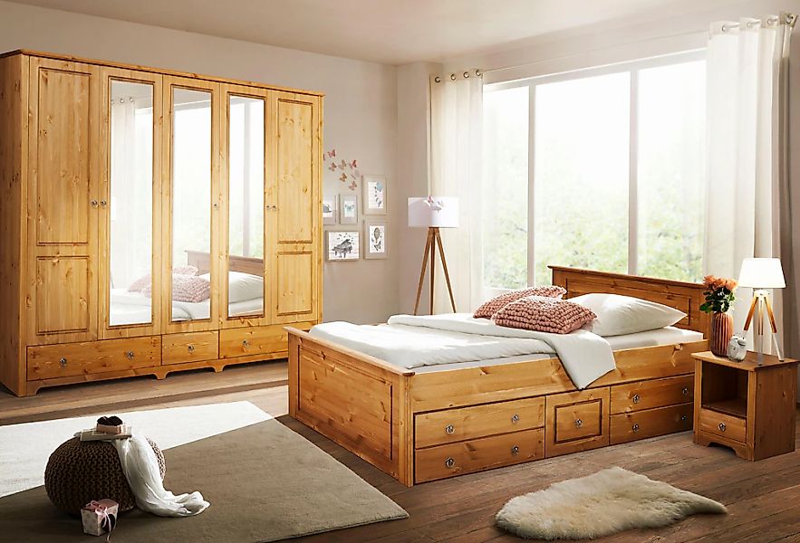 Home affaire Kleiderschrank "Hugo", (3 Breiten: 106/200/245 cm H/T ca. 190/ günstig online kaufen