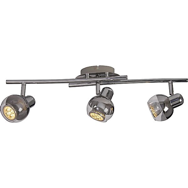 Näve Leuchten LED-Wand- Deckenleuchten NV1117642 Chrom Glas B/H/T: ca. 55x8 günstig online kaufen