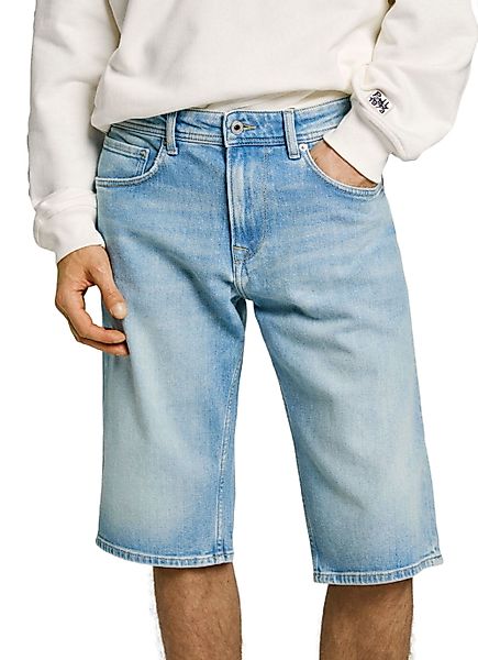 Pepe Jeans Herren Jeans Short STRAIGHT SHORT CASH Mid Waist Regular Fit - B günstig online kaufen