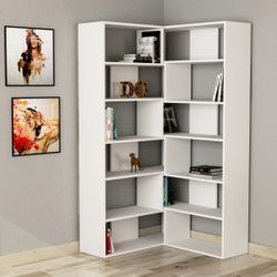 Decortie Bücherregal Molly, Modernes Bücherregal,Eck, Display günstig online kaufen
