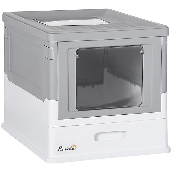 PawHut Katzenklo mit Bodenschale günstig online kaufen