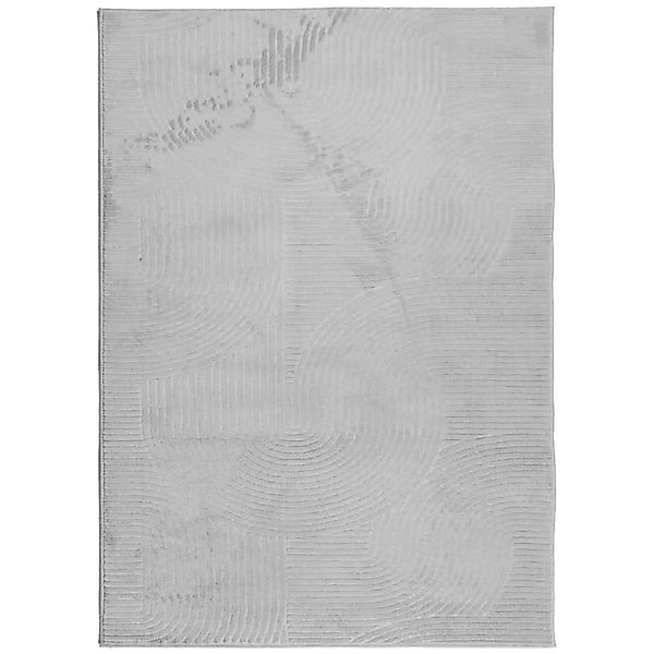 vidaXL Teppich IZA Kurzflor Skandinavischer Look Grau 240x340 cm 375456 günstig online kaufen