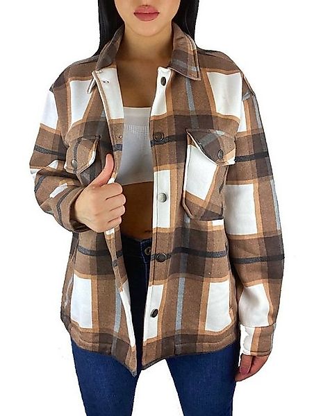 Worldclassca Flanellhemd Worldclassca Oversized Karo Hemd Hemdjacke Kariert günstig online kaufen