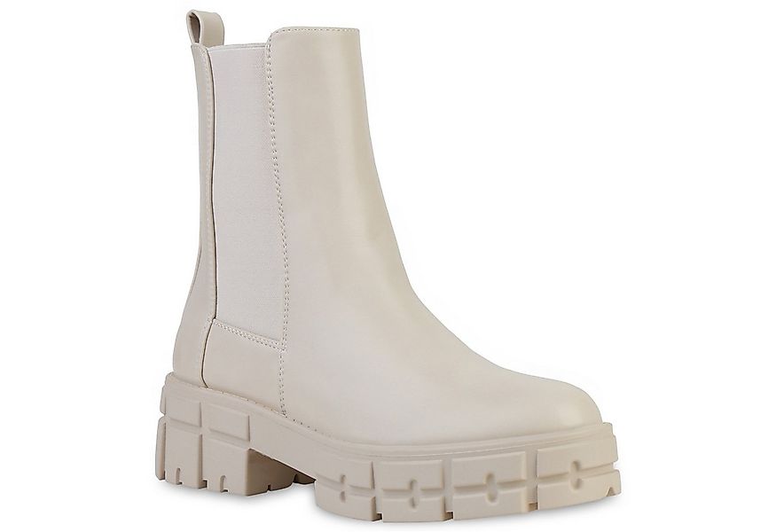 VAN HILL 837774 Plateaustiefelette Damen Stiefeletten Plateau Boots Blockab günstig online kaufen