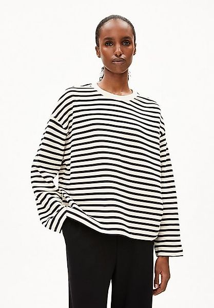 Armedangels Sweatshirt FRANKAA MAARLEN STRIPE Damen (Oversized Fit) Bio-Bau günstig online kaufen