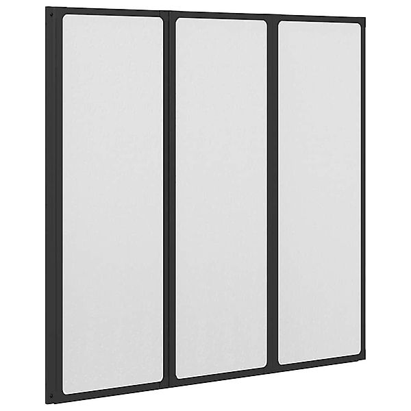 vidaXL Duschwand Duschwand Schwarz 120 x günstig online kaufen